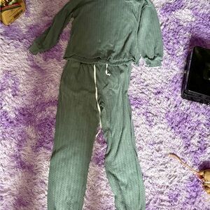 Bluish Grey Women's Loungewear Set